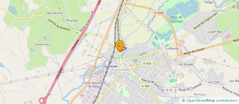 localisation de l'entreprise LBDM CAUSSADE  CAUSSADE