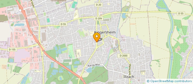 localisation de l'entreprise LBDO ROUFFACH  KINGERSHEIM