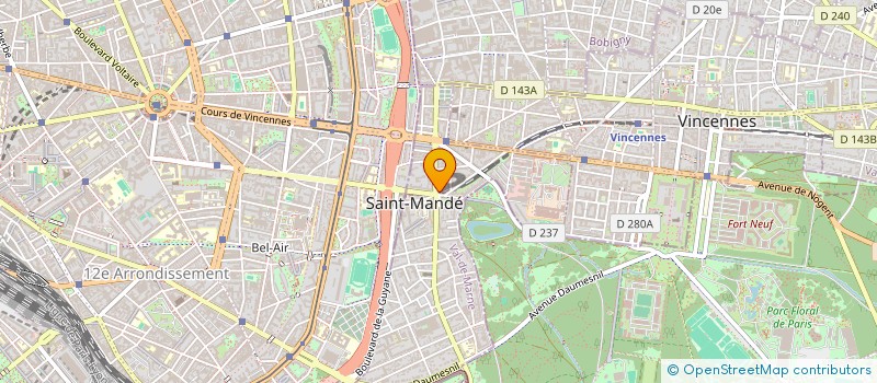 localisation de l'entreprise LBDS  SAINT-MANDE