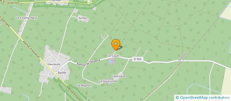 localisation de l'entreprise LBDS ENVIRONNEMENT  LE BARP