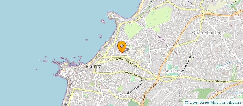 localisation de l'entreprise LBDV BIARRITZ à BIARRITZ