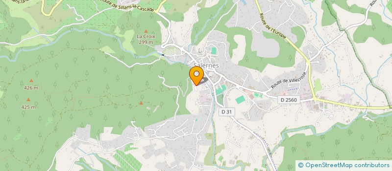 localisation de l'entreprise LBE  SALERNES