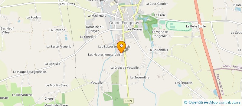 localisation de l'entreprise LBE-IMMO  GRAND-FOUGERAY