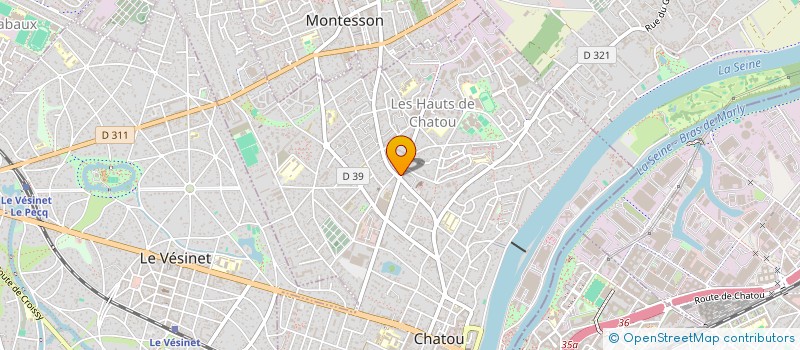 localisation de l'entreprise LBE SOLUTIONS  CHATOU