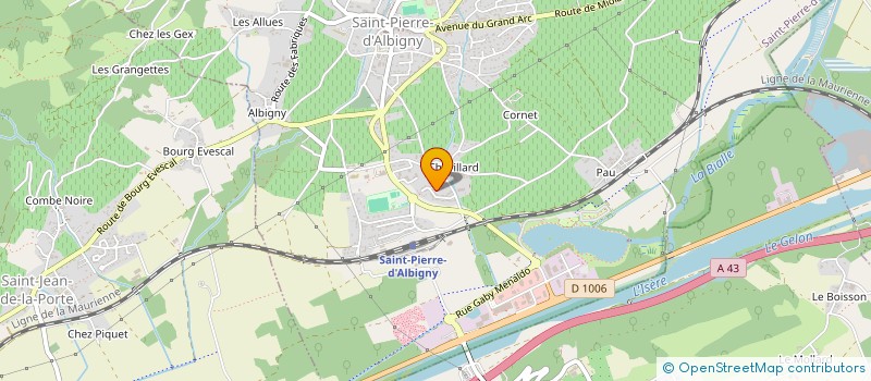 localisation de l'entreprise LBERTHEL à SAINT-PIERRE-D'ALBIGNY