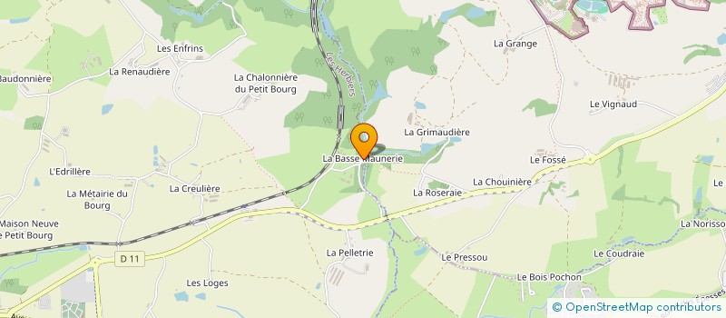 localisation de l'entreprise LBF à LES HERBIERS