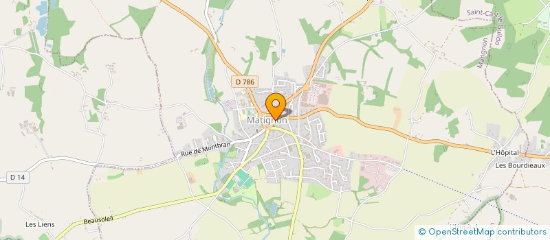 localisation de l'entreprise LBF à MATIGNON
