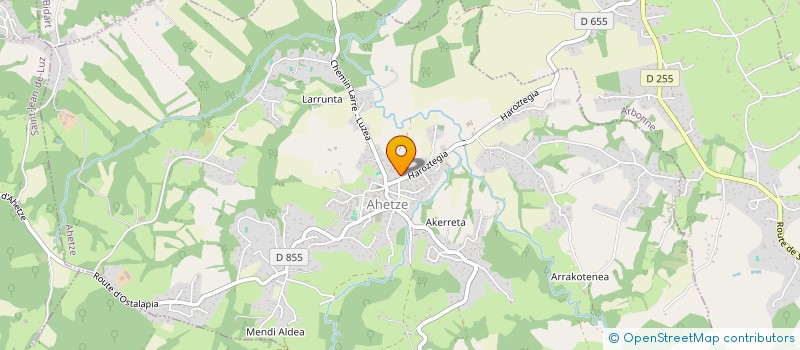 localisation de l'entreprise LBF  AHETZE