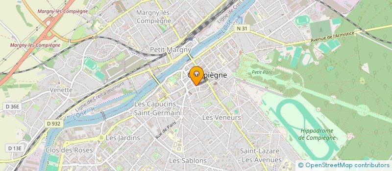 localisation de l'entreprise LBF à COMPIEGNE