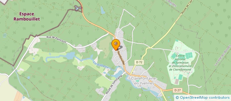 localisation de l'entreprise LBF  CLAIREFONTAINE-EN-YVELINES