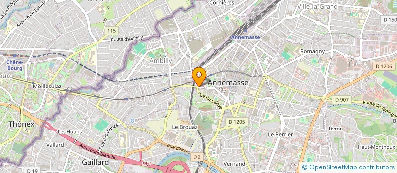 localisation de l'entreprise LBF  AMBILLY