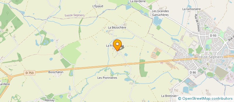 localisation de l'entreprise LBF à MONTAIGU-VENDEE