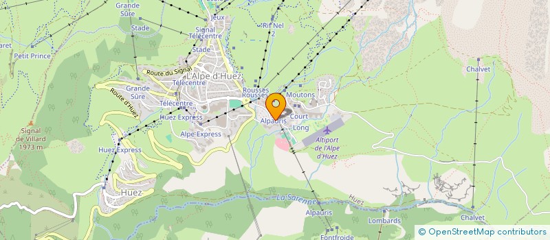 localisation de l'entreprise LBF  HUEZ