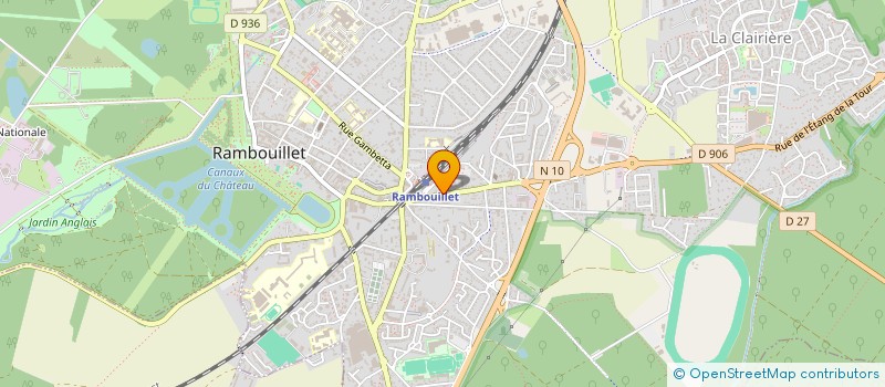 localisation de l'entreprise LBF INSTITUT à RAMBOUILLET