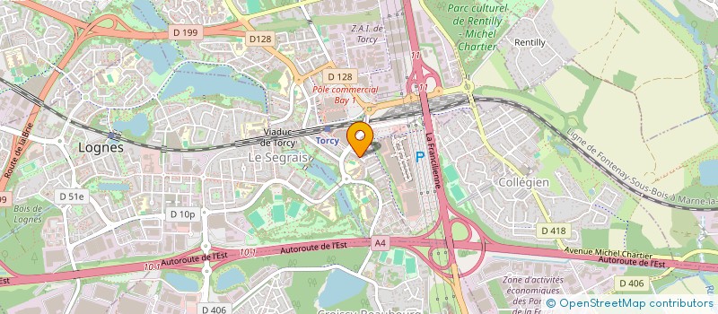 localisation de l'entreprise LBF INVEST  TORCY