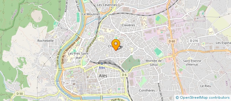 localisation de l'entreprise LBF-LABEL FENETRES à ALES