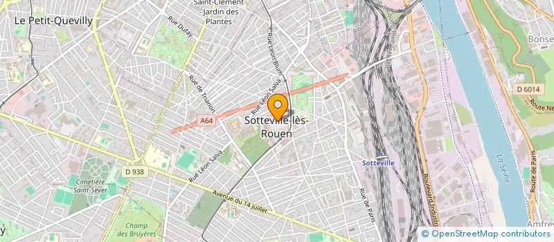localisation de l'entreprise LBF SOTTEVILLE à SOTTEVILLE-LES-ROUEN