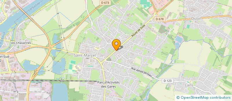 localisation de l'entreprise LBF STMA à SAINT-MARCEL