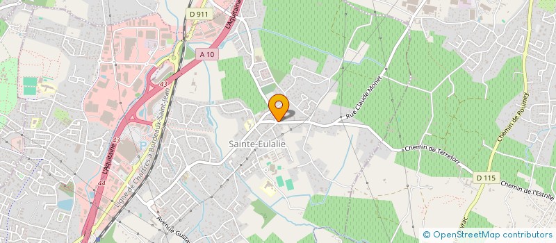 localisation de l'entreprise LBFDB  SAINTE-EULALIE