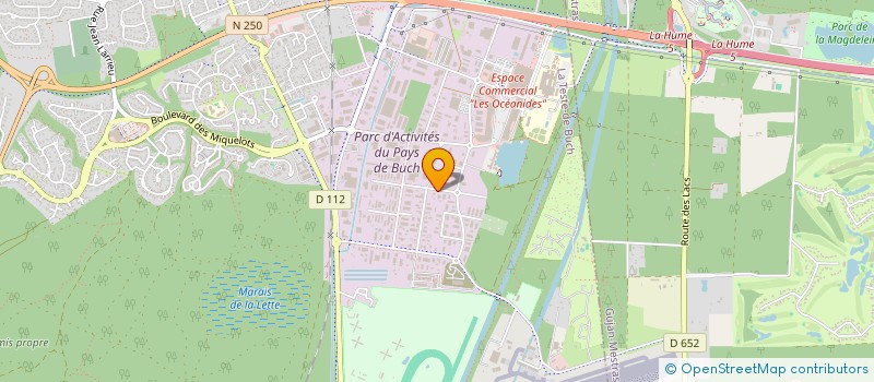 localisation de l'entreprise LBFL  LA TESTE-DE-BUCH