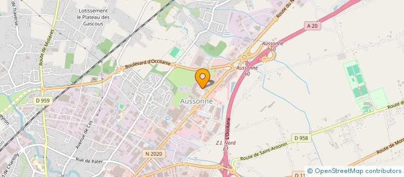 localisation de l'entreprise LBG à MONTAUBAN