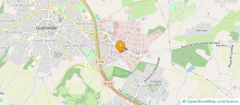localisation de l'entreprise LBG à GUERANDE