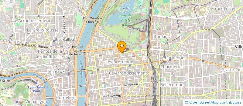 localisation de l'entreprise LBG  LYON