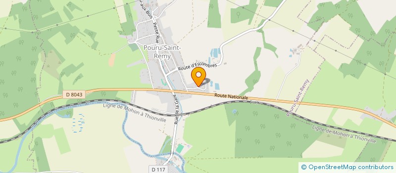 localisation de l'entreprise LBG  POURU-SAINT-REMY