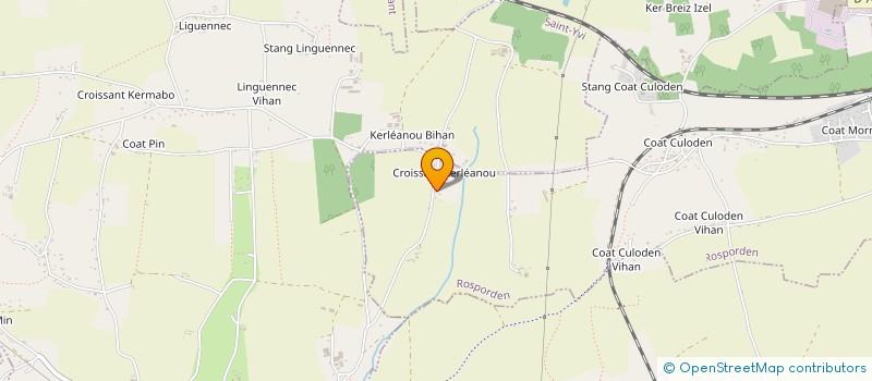 localisation de l'entreprise LBG  ROSPORDEN