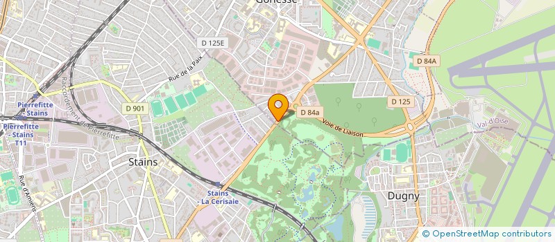 localisation de l'entreprise LBG GARGES  GARGES-LES-GONESSE