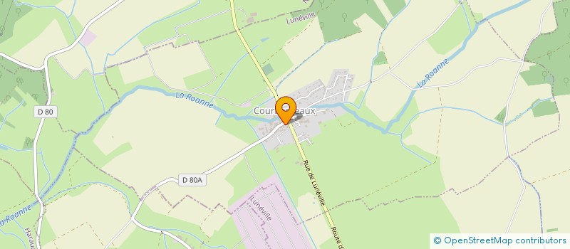 localisation de l'entreprise LBG INVEST  COURBESSEAUX