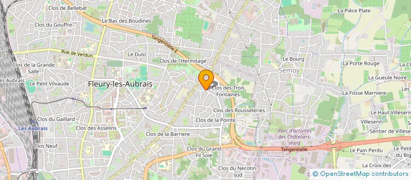 localisation de l'entreprise LBG - LE BAR GASTRONOMIQUE à SAINT-JEAN-DE-LA-RUELLE