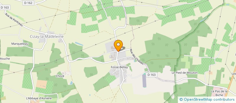 localisation de l'entreprise LBG LOG  CIZAY-LA-MADELEINE