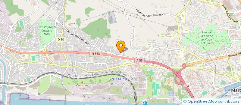 localisation de l'entreprise LBG RENOVATION à MARTIGUES