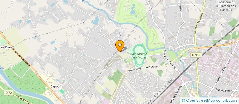 localisation de l'entreprise LBG2  MONTAUBAN