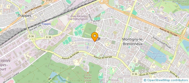 localisation de l'entreprise LBGESTION-IMMO à MONTIGNY-LE-BRETONNEUX