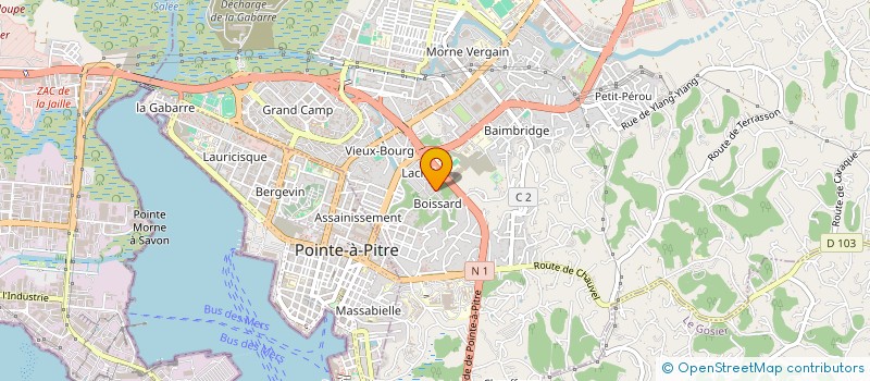localisation de l'entreprise LBGG à LES ABYMES