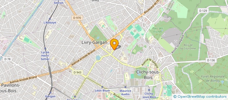 localisation de l'entreprise LBGT AUTO à LIVRY-GARGAN