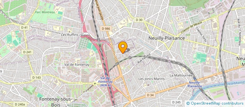 localisation de l'entreprise LBH à FONTENAY-SOUS-BOIS