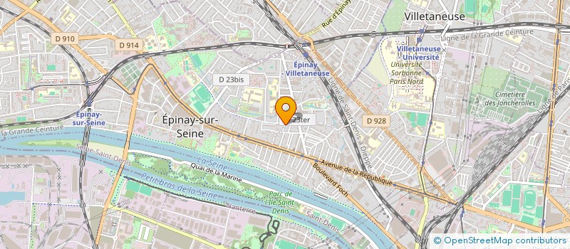 localisation de l'entreprise LBH à EPINAY SUR SEINE