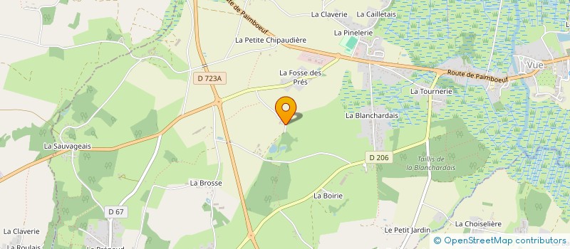 localisation de l'entreprise LBH  VUE