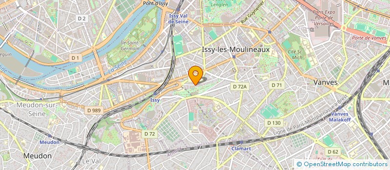 localisation de l'entreprise LBH à ISSY-LES-MOULINEAUX