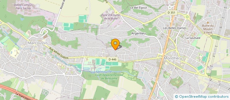 localisation de l'entreprise LBH TAXI à MONTLHERY