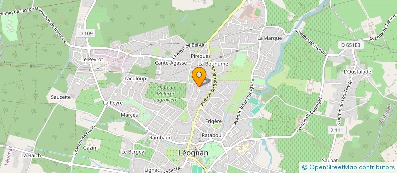 localisation de l'entreprise LBHD FINANCE & CONSEILS  LEOGNAN