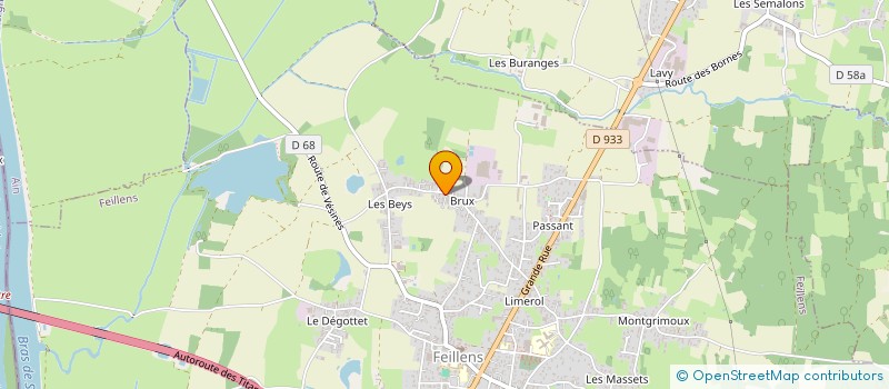 localisation de l'entreprise LBHO  FEILLENS