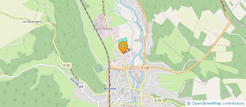 localisation de l'entreprise LBI  BRIONNE