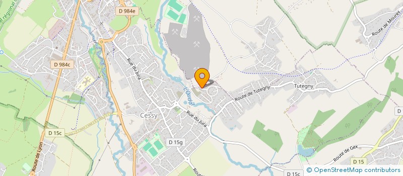 localisation de l'entreprise LBI  CESSY