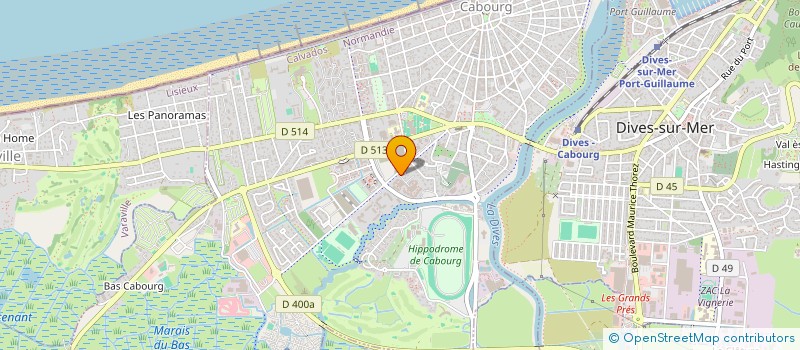 localisation de l'entreprise LBI  CABOURG