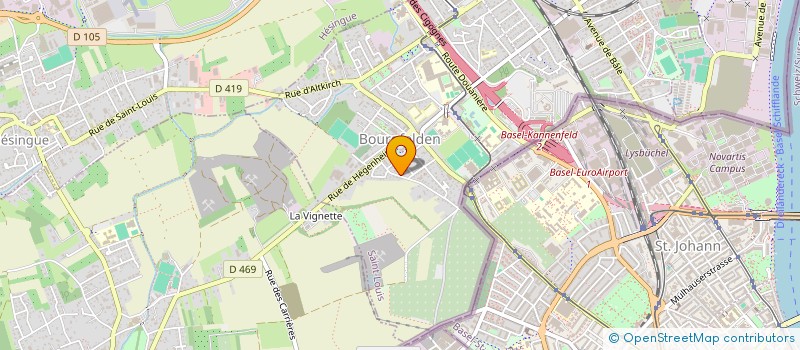 localisation de l'entreprise LBI  SAINT-LOUIS