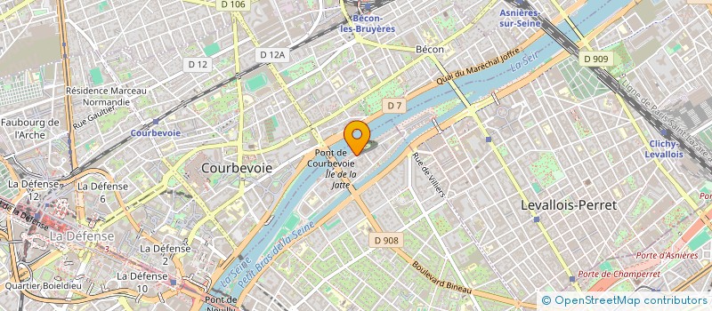 localisation de l'entreprise LBI COMMUNICATION à NEUILLY-SUR-SEINE